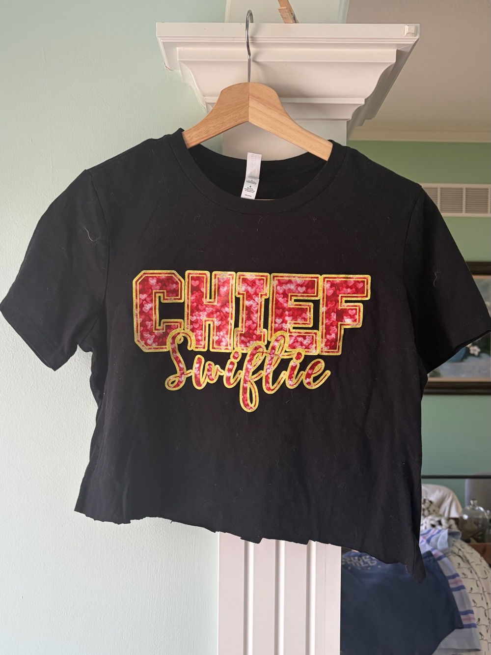 Black "Chief Swiftie" adult Graphic Tee